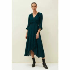 Phase Eight Blue Lilibeth Wrap Midi Dress