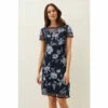 Phase Eight Blue Hanna Floral Embroidered Dress