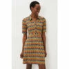 Phase Eight Natural Milano Geo Dress