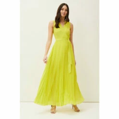Phase Eight Yellow Molly Chiffon Maxi Dress