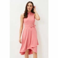 Phase Eight Pink Kazandra Belted Dress