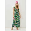 Phase Eight Green Effie Floral Jersey Maxi Dress