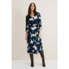 Phase Eight Blue Rae Floral Wrap Dress