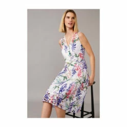 Phase Eight Cream Lonnie Lace Fit N Flare Dress