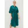 Phase Eight Green Marlene Tie Shirt Dress