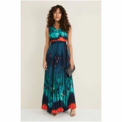 Phase Eight Green Adriana Print Maxi Dress