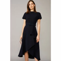 Phase Eight Blue Mylee Belted Dress