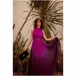 Phase Eight Purple Simara Ombre Dress
