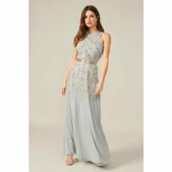 Phase Eight Blue Hallie Embellished Maxi Dress
