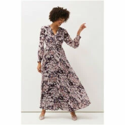 Phase Eight Multi Fredrika Floral Pleated Maxi Dress
