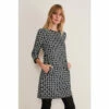 Phase Eight Katrine Geo Black Jacquard Dress