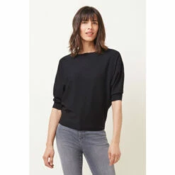 Phase Eight Black Cristine Batwing Fine Knit Jumper
