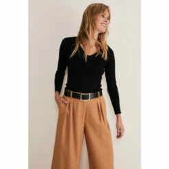 Phase Eight Molla V-Neck Knit Black Jumper