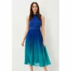 Phase Eight Green Piper Ombre Maxi Dress