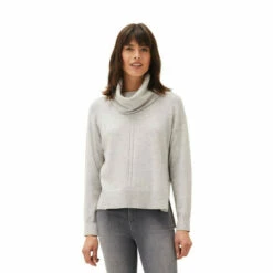 Phase Eight Grey Abella Cowl Neck Jumper