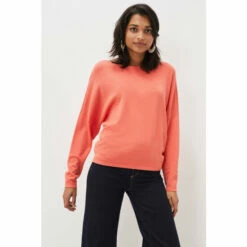 Phase Eight Pink Olivian Fine Knit Jumper