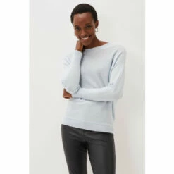 Phase Eight Blue Beatrice Cashmere Jumper