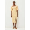 Phase Eight Natural Effie Puff Sleeve Dress