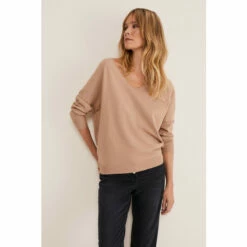 Phase Eight Natural Senita Fine Knit Jumper