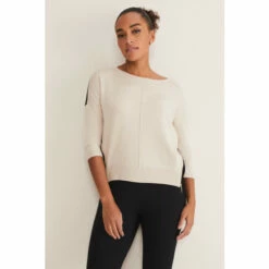 Phase Eight Skylar Colourblock Knit Black Jumper