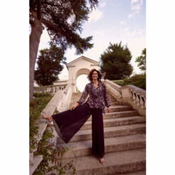 Phase Eight Black Florentine Printed Blouse