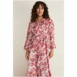 Phase Eight Red Arabella Print Top