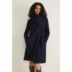Phase Eight Blue Bellona Knit Coat
