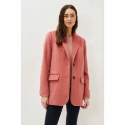 Phase Eight Amara Pink Wool Coat