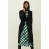 Phase Eight Emmy Black Pleat Back Trench Coat