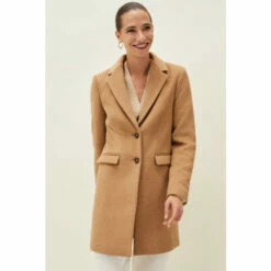 Phase Eight Brown Neutral Lydia Wool Coat