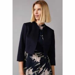 Phase Eight Blue Karlee Textured Jacket