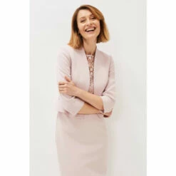 Phase Eight Pink Mariposa Plain Jacket