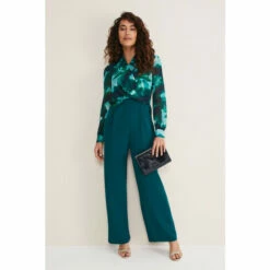 Phase Eight Green Multi Lexi Print Jumpsuit