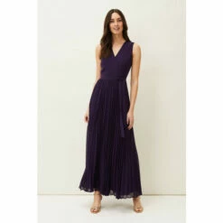 Phase Eight Blue Molly Chiffon Maxi Dress