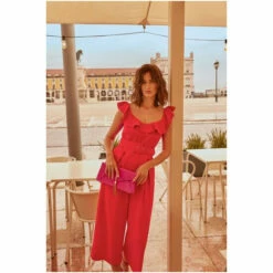 Phase Eight Red Tazanna Jumpsuit