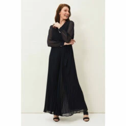 Phase Eight Blue Phoebe Pleated Jumpsuit