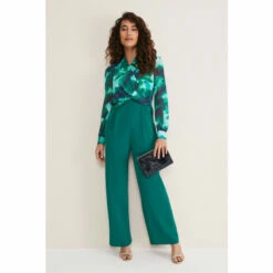 Phase Eight Green Lexi Print Jumpsuit