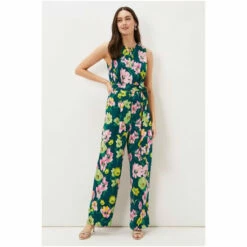 Phase Eight Green Effie Printed Jumpsuit
