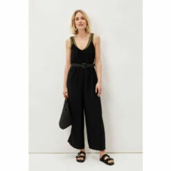 Phase Eight Lou Black Wide Leg Jumpsuit