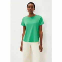 Phase Eight Green Huntly Stitch Detail T-Shirt