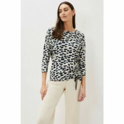 Phase Eight Bonnie White Printed Top