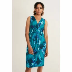 Phase Eight Green Corrin Print Jackie Dress