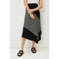 Phase Eight Black Veritty Stripe Skirt