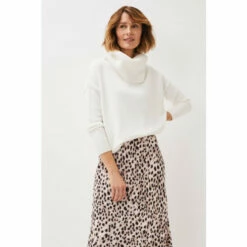 Phase Eight White Etty Chunky Knit Jumper