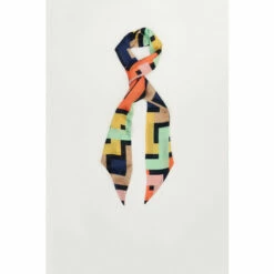 Phase Eight Natural Milano Geo Lightweight Scarf