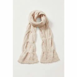 Phase Eight Natural Cattie Cable Scarf