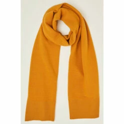 Phase Eight Yelloq Lorell Ribbed Texture Scarf