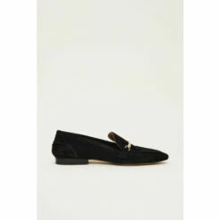 Phase Eight Smart Trim Black Loafers