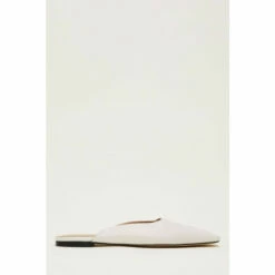 Phase Eight Cream Slip On Mule Shoes