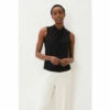 Phase Eight Black Reign Twist Neck Jersey Top